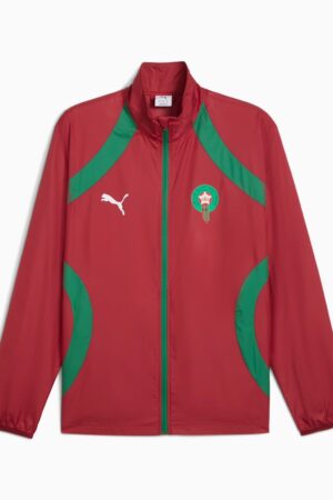 Veste Maroc Pre-match Homme 2025 Rouge