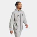 Veste à Capuche Real Madrid Survêtement Woven 2025 Gris
