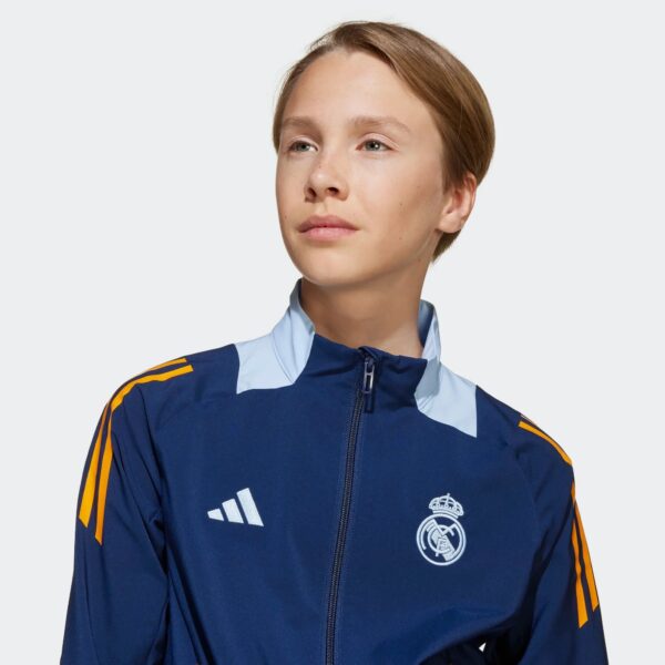 Veste de Présentation Real Madrid Tiro 24 Junior 2024/25 Bleu - Image 3