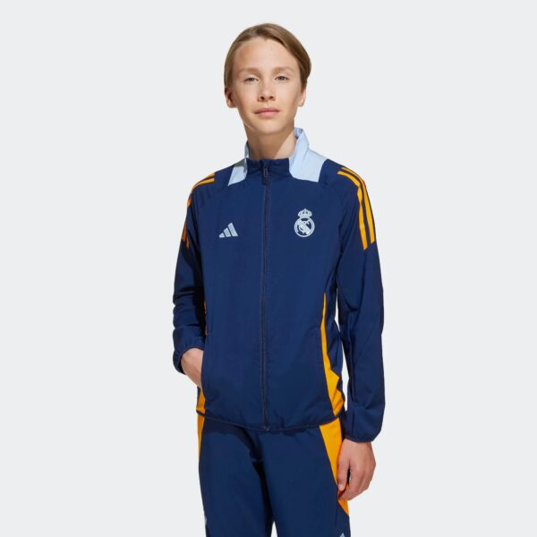 Veste de Présentation Real Madrid Tiro 24 Junior 2024/25 Bleu - Image 7