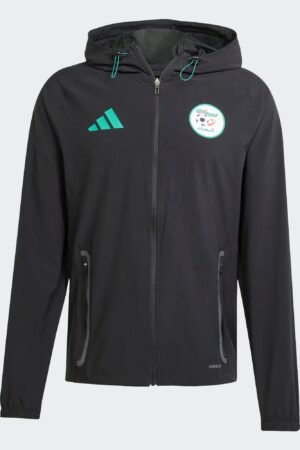 Veste de Survêtement Algérie Tiro 2025 Competiton Vis Tech Noir