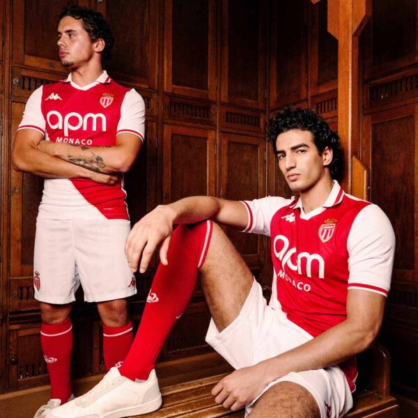Maillot AS Monaco Domicile Kombat Homme 2024/25 Rouge - Image 3