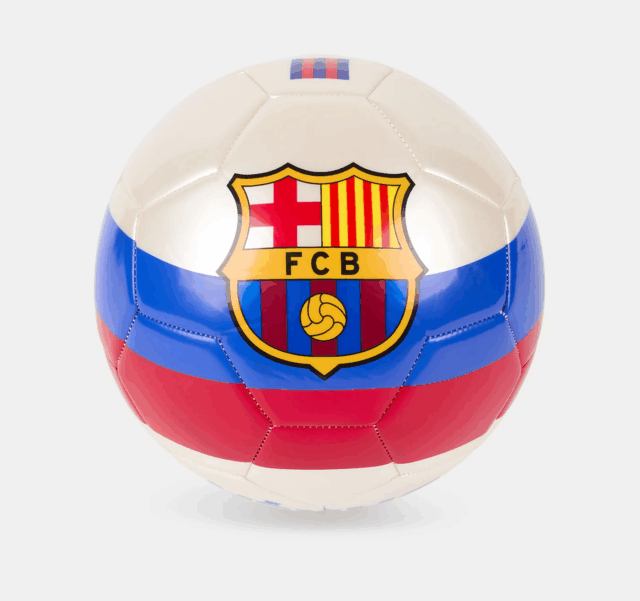 Ballon FC Barcelone Extérieur 2023/24 Blanc