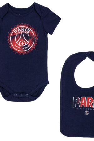 Ensemble Body + Bavoir Paris Saint-Germain Bébé 2024 Bleu ( PSG )