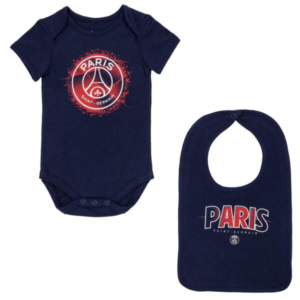 Ensemble Body + Bavoir Paris Saint-Germain Bébé 2024 Bleu ( PSG )