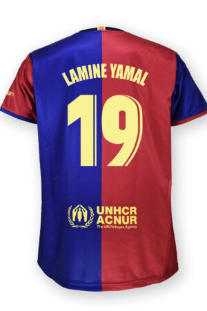 Maillot FC Barcelone Domicile Homme Lamine Yamal 2024/25 Replica