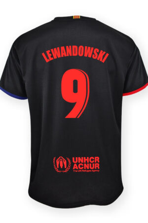 Maillot FC Barcelone Extérieur Homme Lewandowski 2024/25 Replica