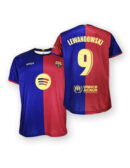 Maillot FC Barcelone Domicile Homme Lewandowski 2024/25 Replica