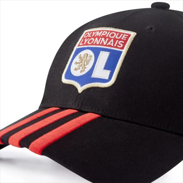 Casquette Olympique Lyonnais Extérieur Adidas 2024/25 Noir - Image 2