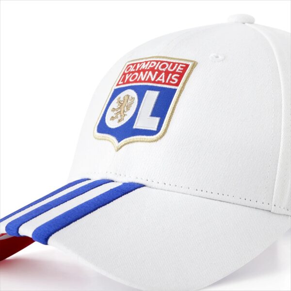 Casquette Olympique Lyonnais Domicile 2024/25 Blanc - Image 2
