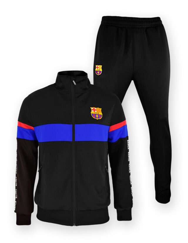 Survêtement Entier FC Barcelone Adulte 2025 Noir