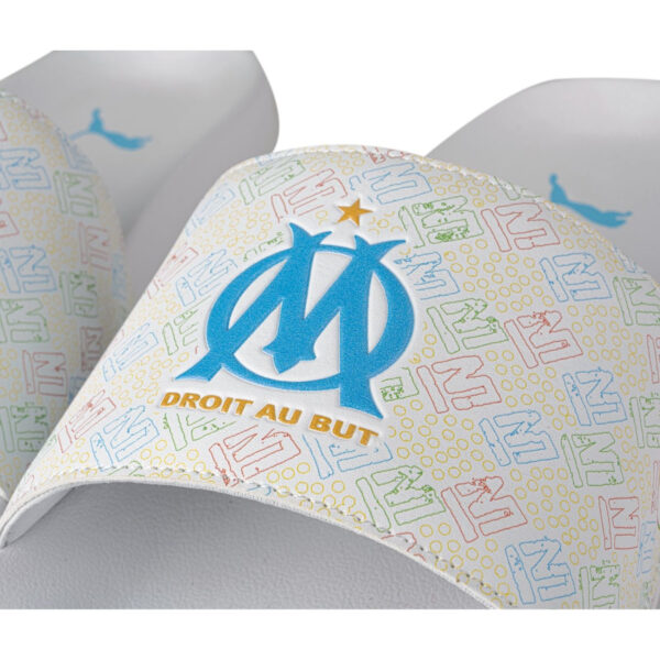 Claquette OM Leadcat 2.0 OM x Africa / Puma 2024 Blanc - Image 3
