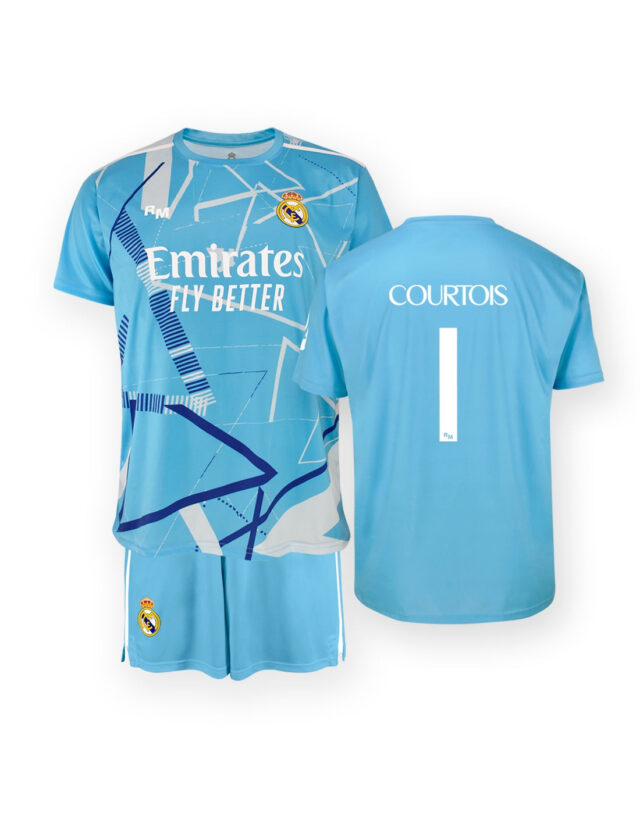 Kit Real Madrid Junior Gardien Domicile Courtois 2024/25 Replica