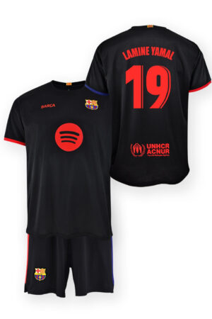 Kit FC Barcelone Extérieur Junior Lamine Yamal 2024/25
