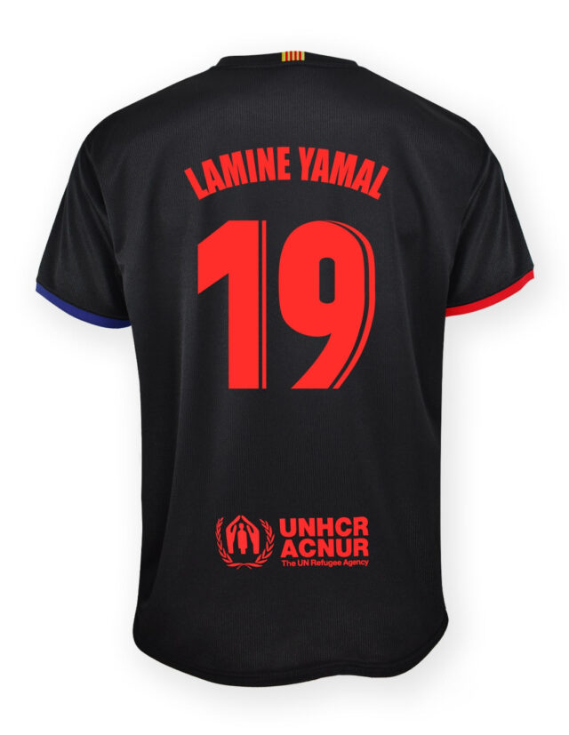 Kit FC Barcelone Extérieur Junior Lamine Yamal 2024/25 - Image 2