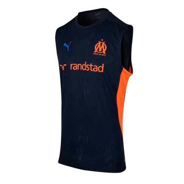 Débardeur OM Training Homme 2024/25 Bleu Nuit
