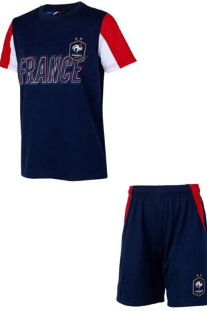 Ensemble Kit France F.F.F. Fan Junior 2023/24 Bleu