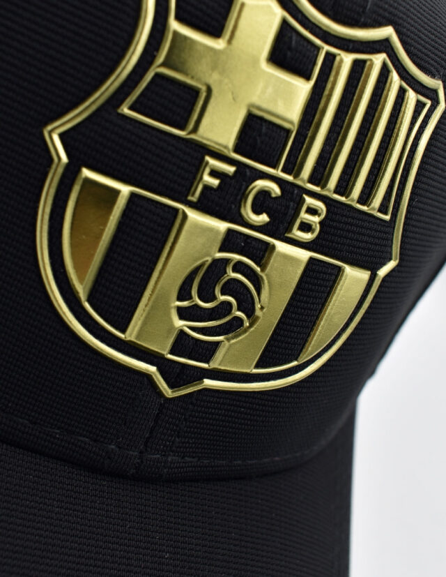 Casquette FC Barcelone Adulte 2023 Noir / Or - Image 2