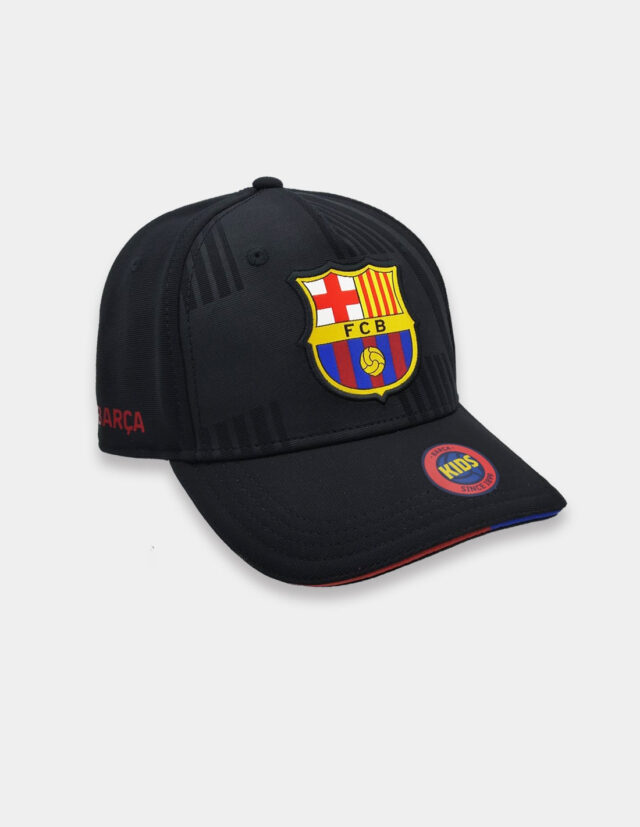 Casquette FC Barcelone Cross Junior Noir 2023