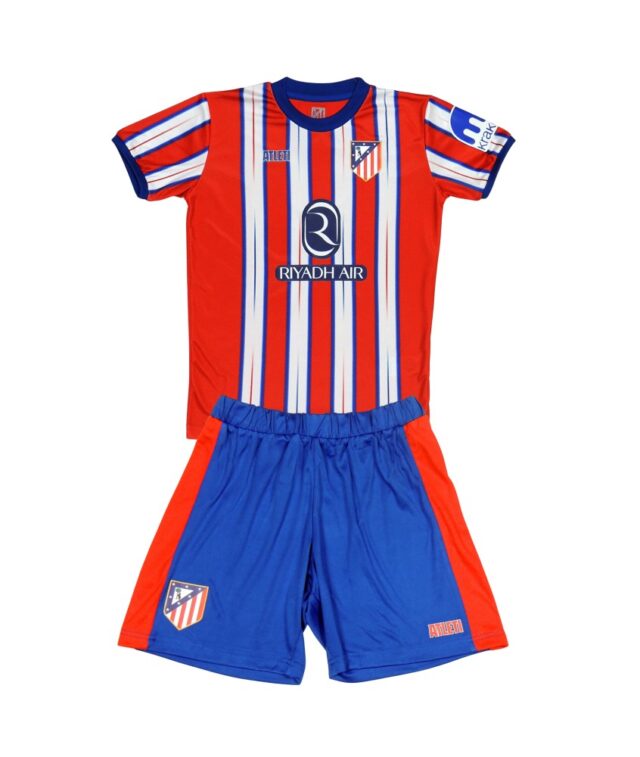 Kit Atletico Madrid Domicile Griezmann Junior 2024/25 Rouge - Image 3