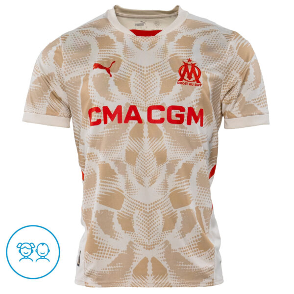 Maillot OM Gardien Junior 2024/25 Beige