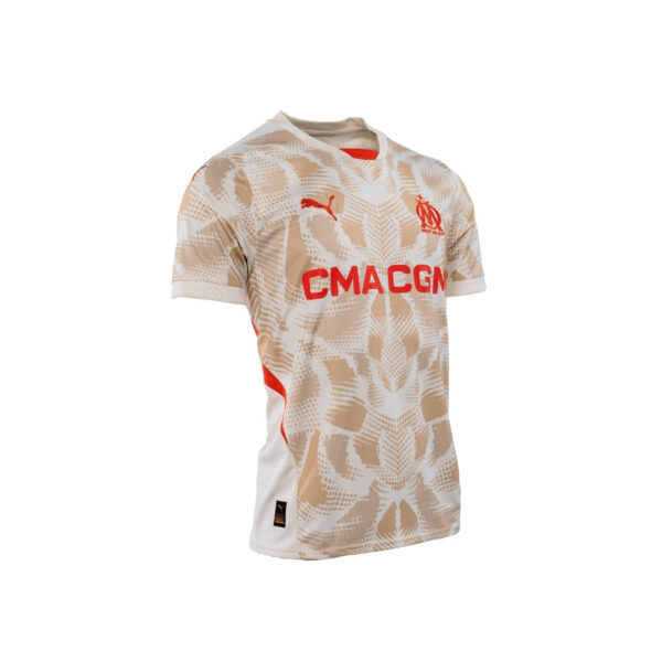 Maillot OM Gardien Junior 2024/25 Beige - Image 3