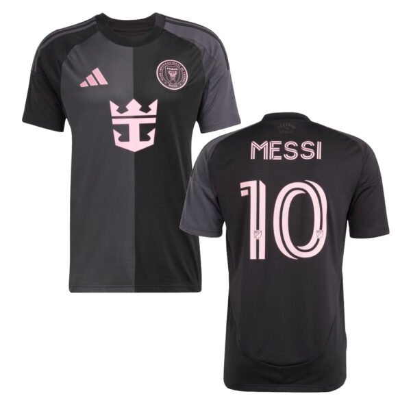 Maillot Inter Miami Extérieur Messi N°10 Homme 2025/26 Noir