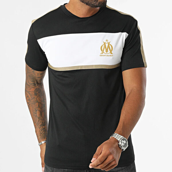 Maillot OM Fan Lifestyle Adulte 2024/25 Noir - Image 3