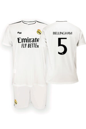 Kit Real Madrid Junior Domicile Bellingham 2024/25 Replica