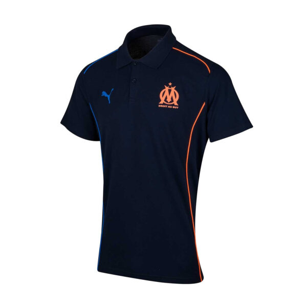 Polo OM Casuals Homme 2024/25 Bleu Nuit