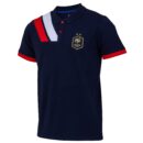 Polo Équipe de France Stripes Adulte 2024 Bleu ( FFF )