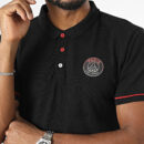 Polo Paris Saint-Germain Logo Adulte 2024/25 Noir ( PSG )