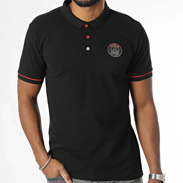 Polo Paris Saint-Germain Logo Adulte 2024/25 Noir ( PSG )