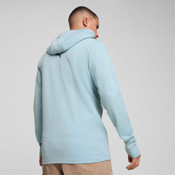 Veste à Capuche OM Casuals Homme 2024/25 Bleu Ciel - Image 5