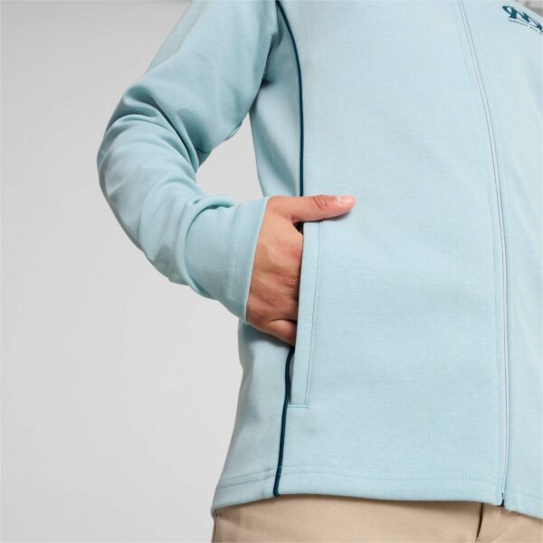 Veste à Capuche OM Casuals Homme 2024/25 Bleu Ciel - Image 6