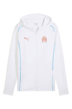 Veste à Capuche OM Casuals Homme 2024/25 Blanc