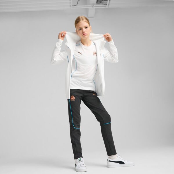 Veste à Capuche OM Casuals Junior 2024/25 Blanc - Image 6