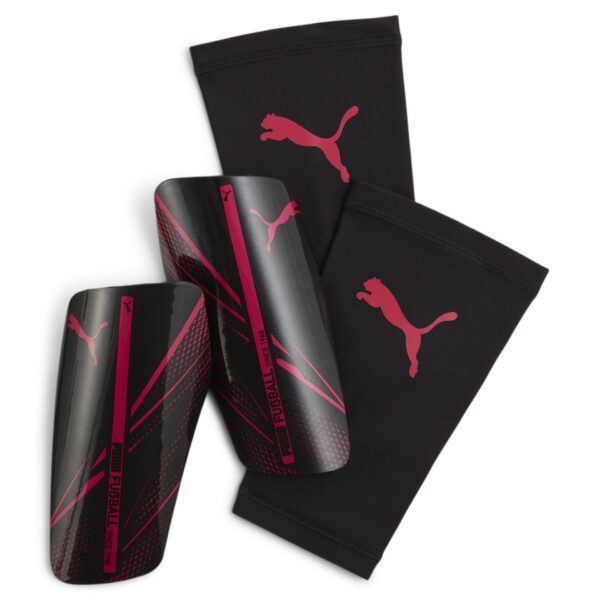 Protège-tibias Puma Attacanto Sleeve Noir/Rouge