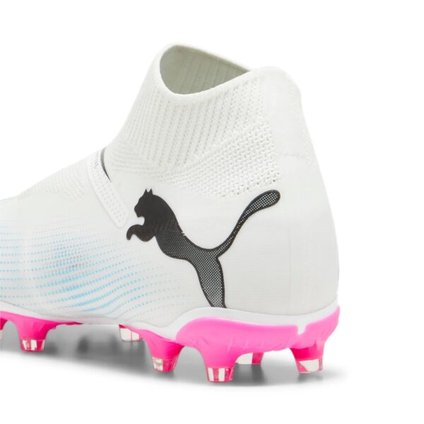 Crampons Puma Future 7 Match+ Sans Lacets FG/AG Adulte Blanc - Image 5
