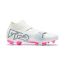 Crampons Puma Future 7 Match+ Sans Lacets FG/AG Adulte Blanc