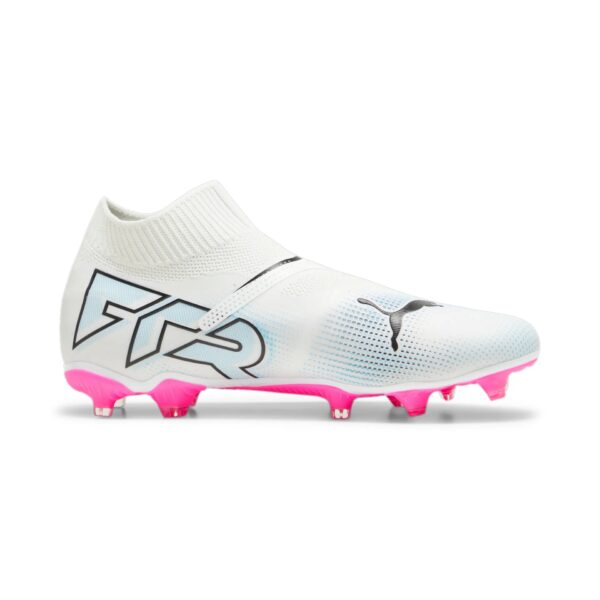 Crampons Puma Future 7 Match+ Sans Lacets FG/AG Adulte Blanc - Image 2