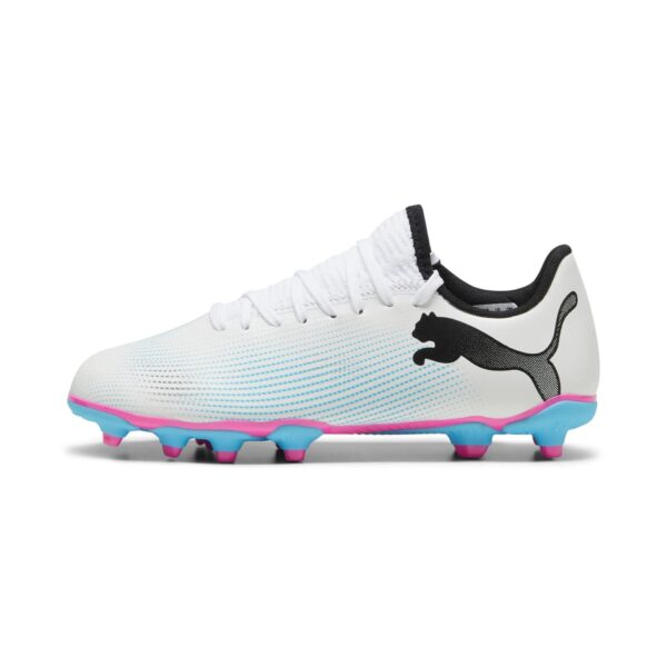 Crampons Puma Future 7 Play FG/AG Junior Blanc
