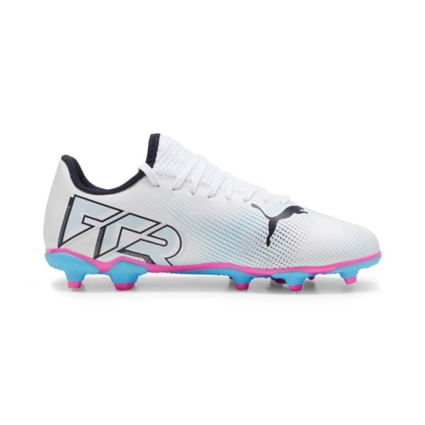 Crampons Puma Future 7 Play FG/AG Junior Blanc - Image 2