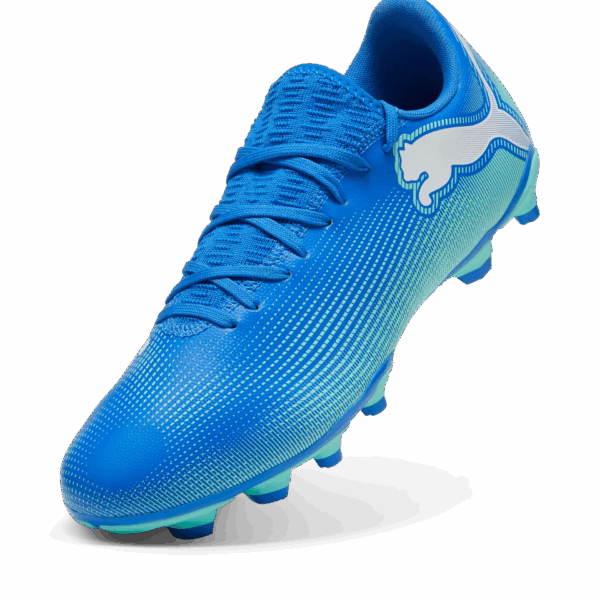 Crampons Puma Future 7 Play FG/AG Adulte Bleu - Image 5