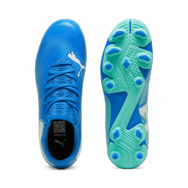 Crampons Puma Future 7 Play FG/AG Junior Bleu - Image 5
