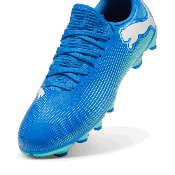 Crampons Puma Future 7 Play FG/AG Junior Bleu - Image 4