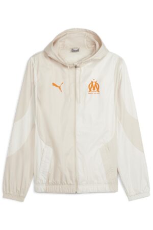 Veste OM Pre-match Homme 2023/24 Beige