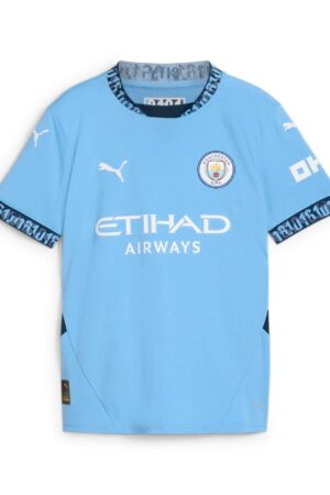 Maillot Manchester City Domicile Junior 2024/25 Bleu