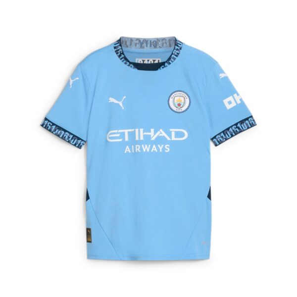 Maillot Manchester City Domicile Junior 2024/25 Bleu