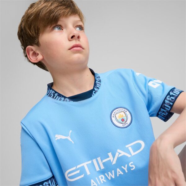 Maillot Manchester City Domicile Junior 2024/25 Bleu - Image 3